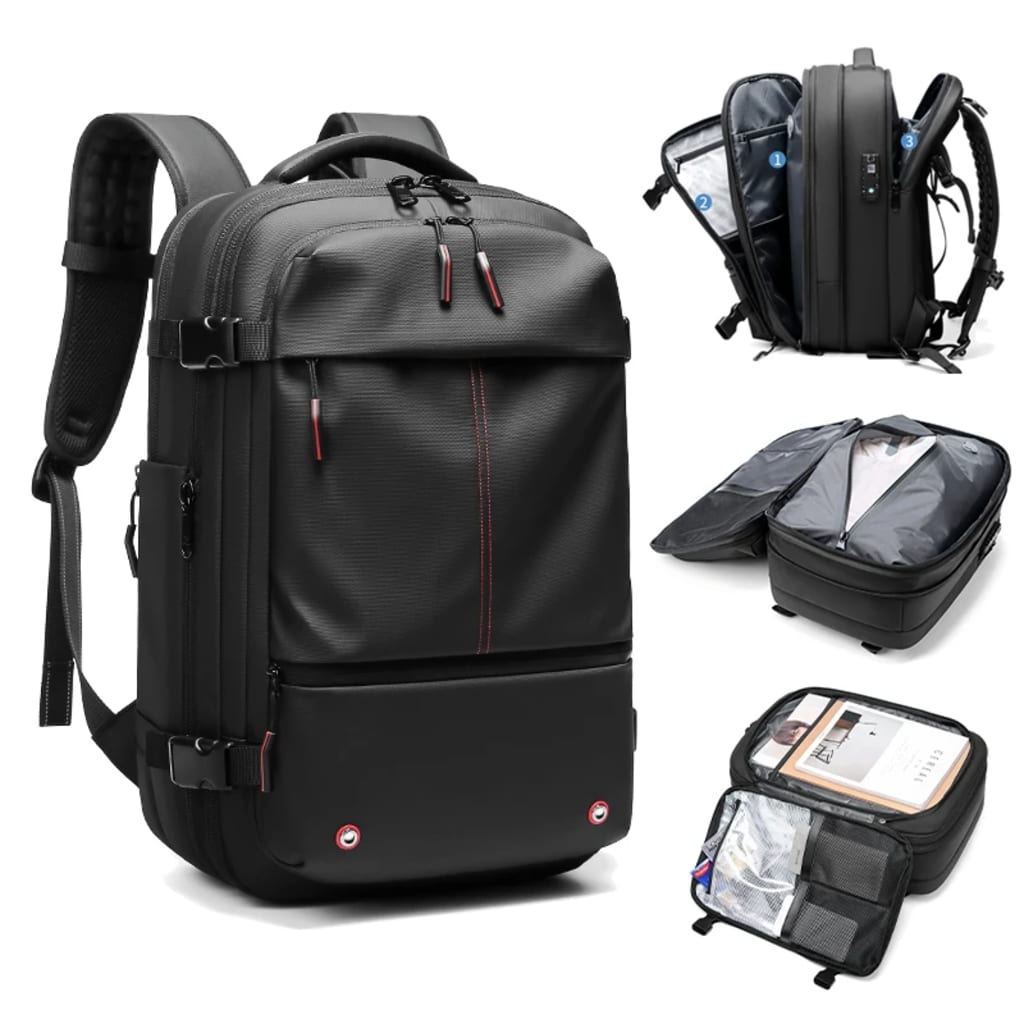 CompressaGo Vacuum Travel Backpack – Carry-On Luggage Backpack for Travel